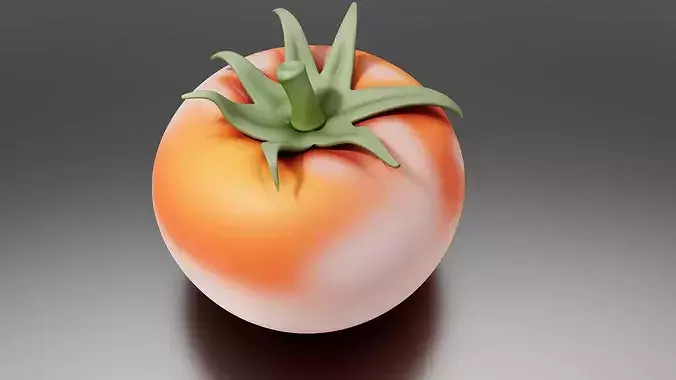 Food VegetablesTomato 3D print model 4