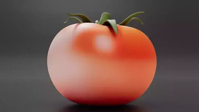 Food VegetablesTomato 3D print model 5