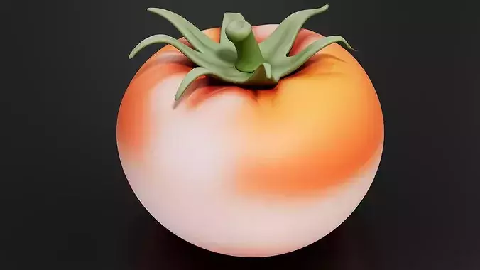 Food VegetablesTomato 3D print model 3