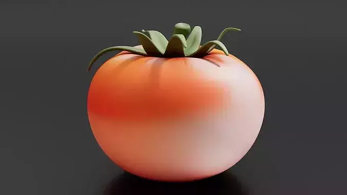 Food VegetablesTomato 3D print model 2