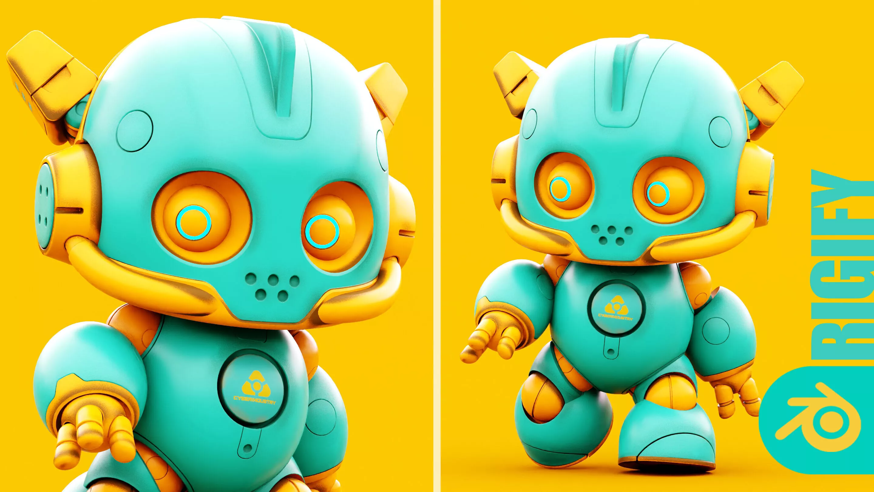 Robo G-12 Rigged 3D model