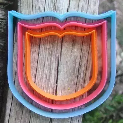 Set plate 58 cookie cutter for professional