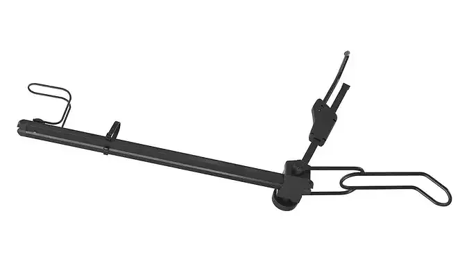 Folded Bicycle Rack for Car Vehicle Accessory Black 3D model 4