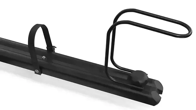 Folded Bicycle Rack for Car Vehicle Accessory Black 3D model 6