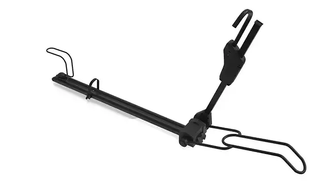 Folded Bicycle Rack for Car Vehicle Accessory Black 3D model 3