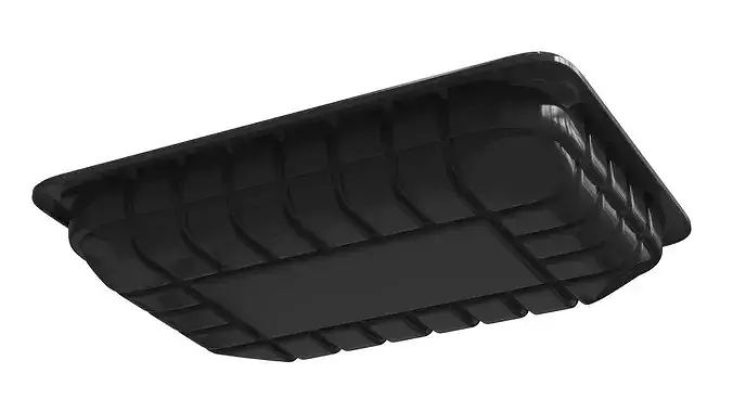 Octopus Tentacles Raw in Plastic Tray 3D model 5