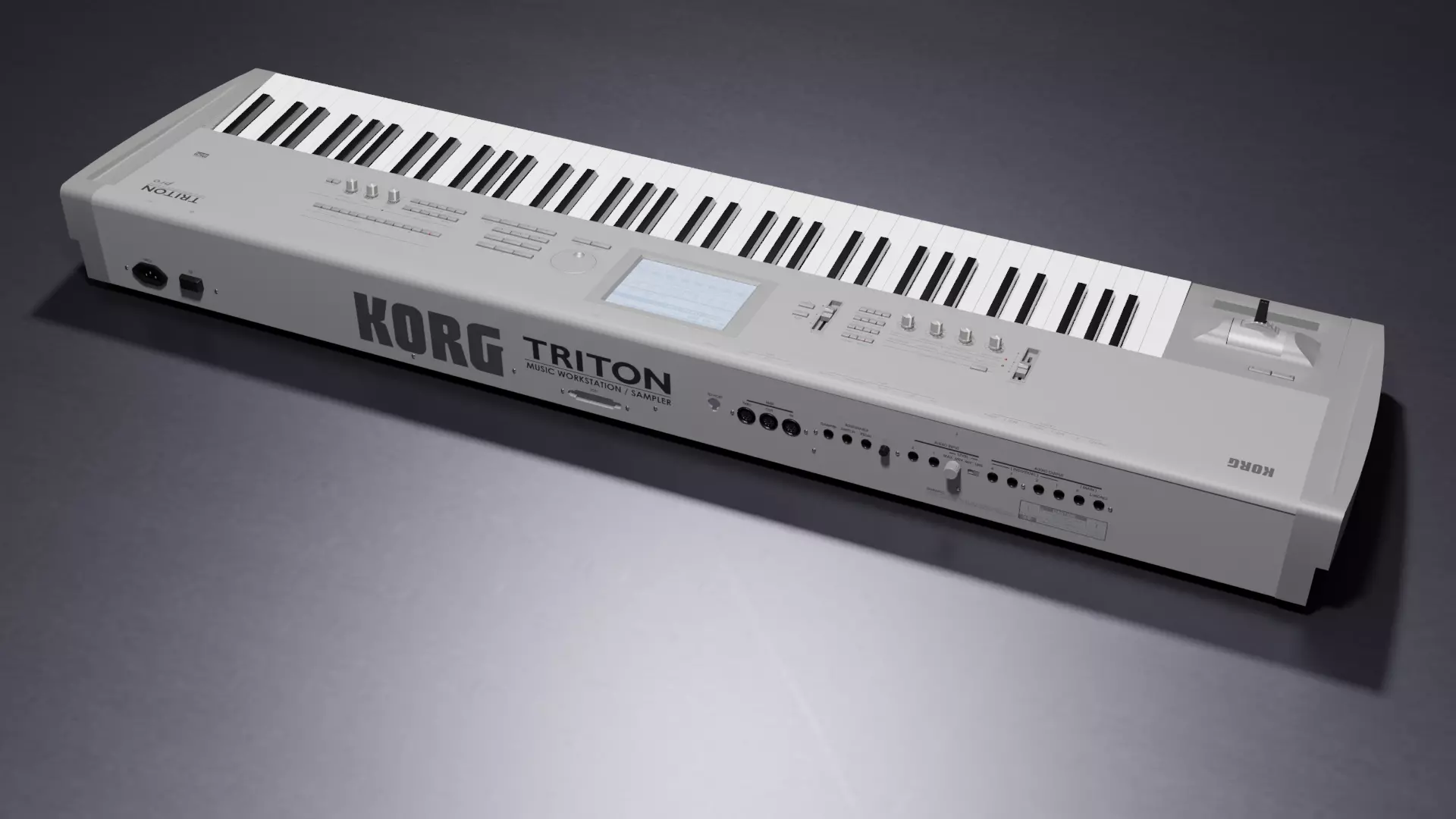 Korg Triton Pro 76 keys 3D model | CGTrader