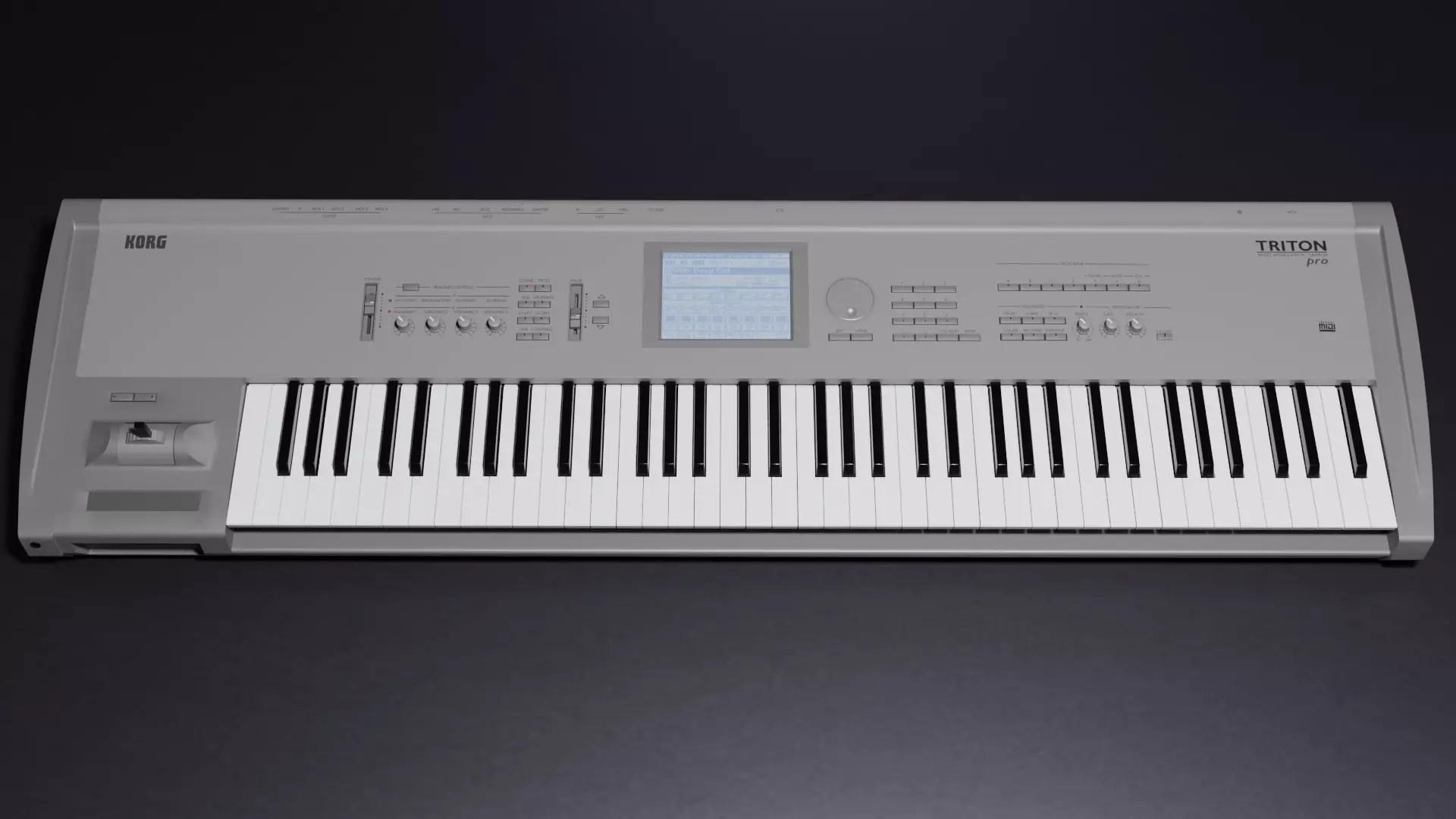 Korg Triton Pro 76 keys 3D model | CGTrader