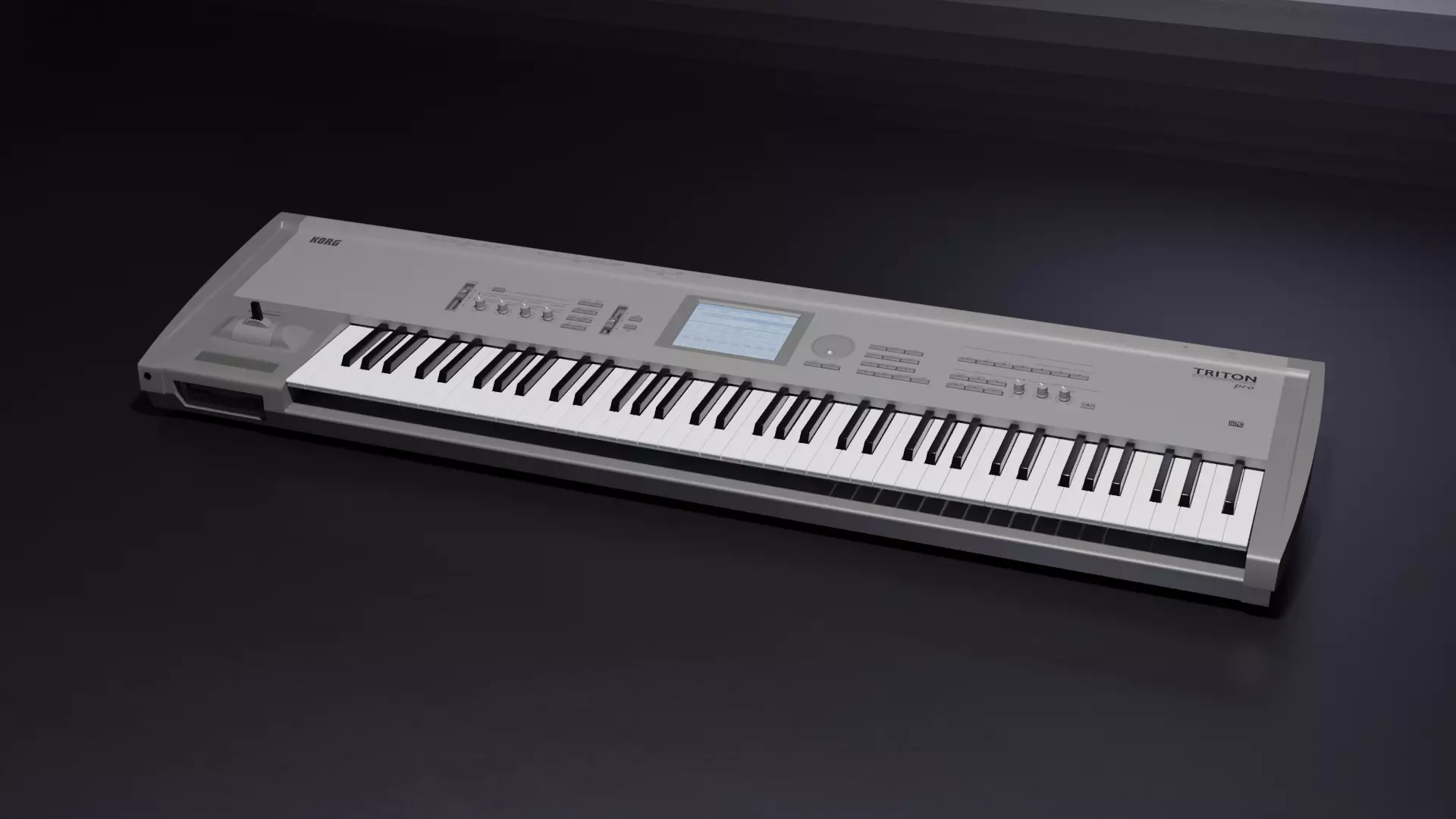 Korg Triton Pro 76 keys 3D model | CGTrader