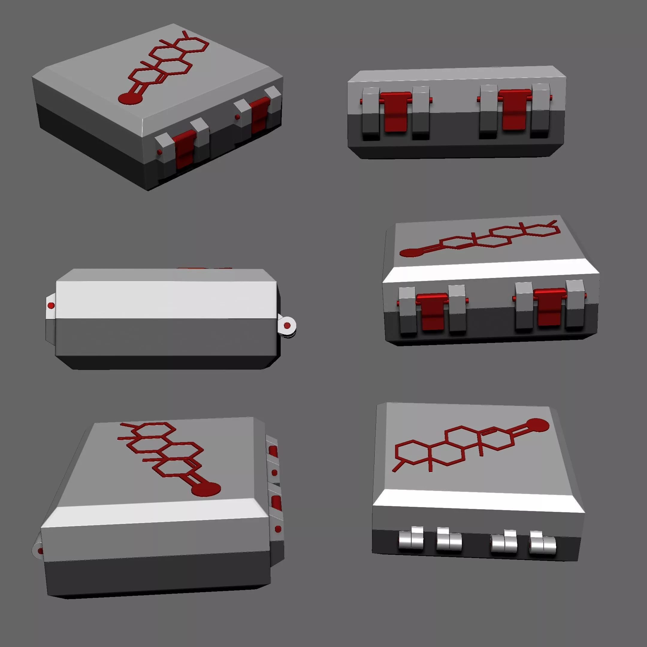 Magnetic box 3D print model