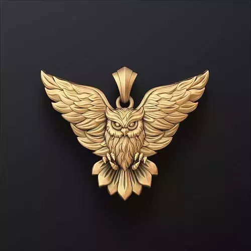 Owl Pendant v3