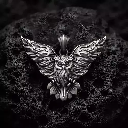Owl Pendant v3