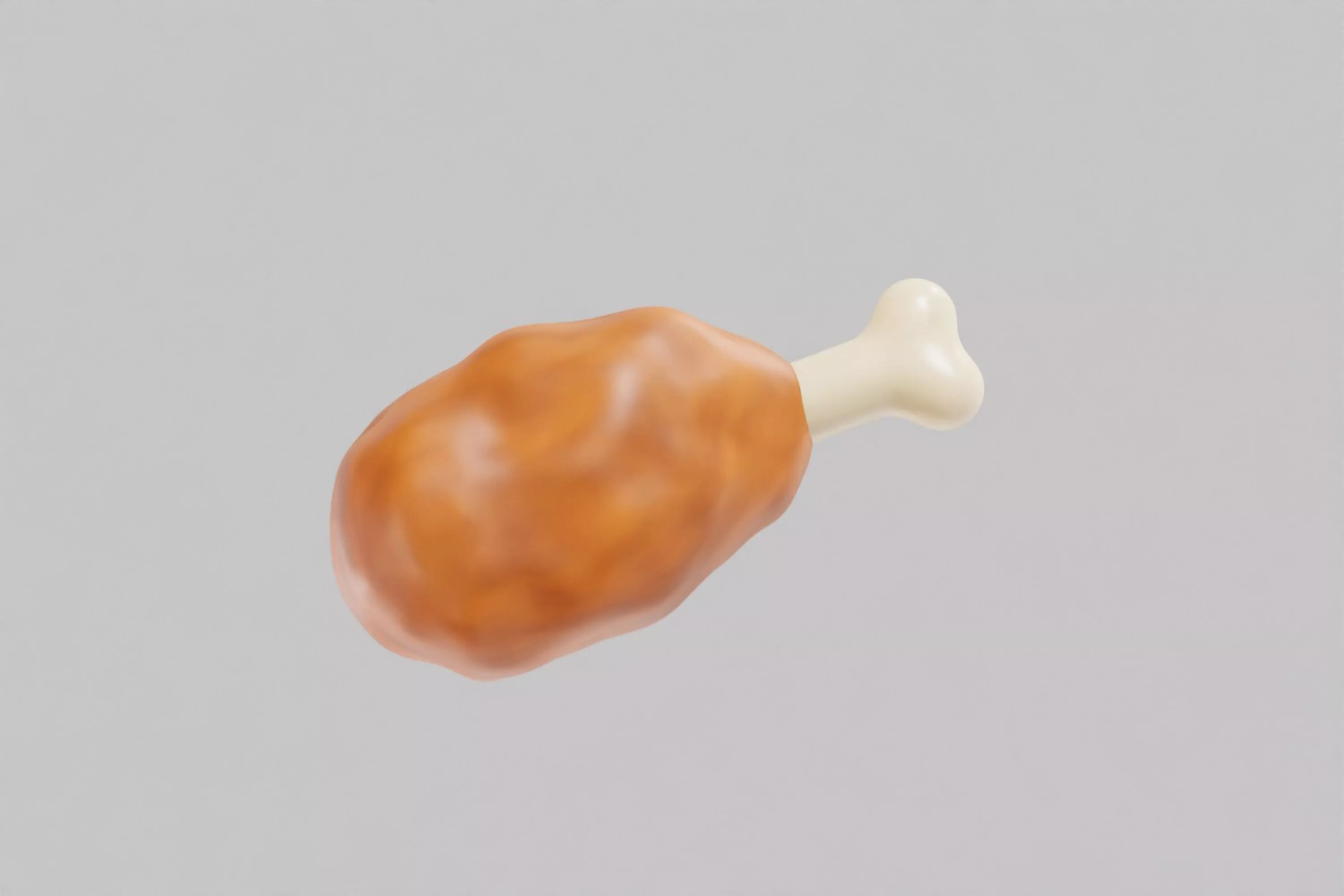 Chicken Leg Low-poly 3D model