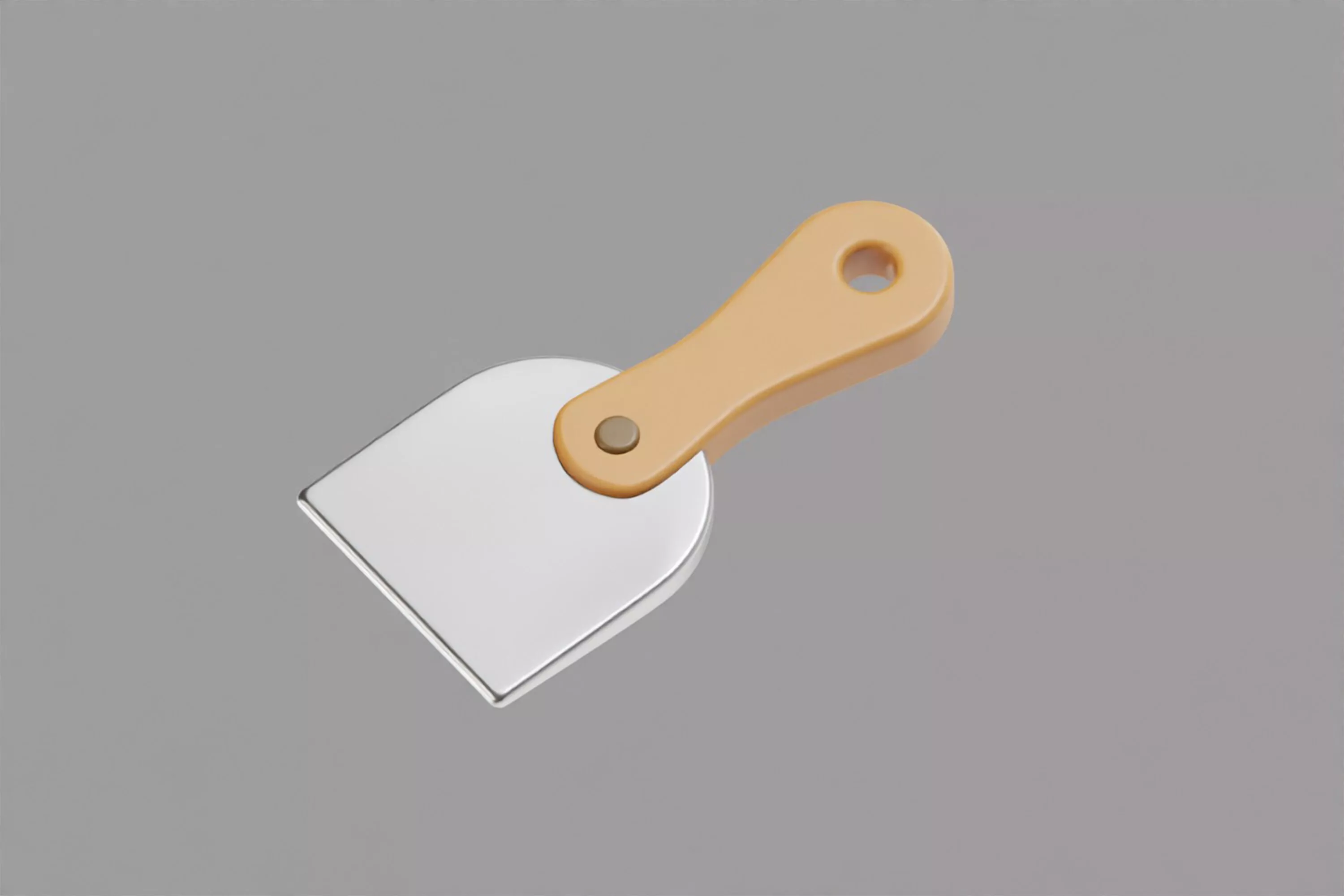 Putty knife Low-poly 3D model