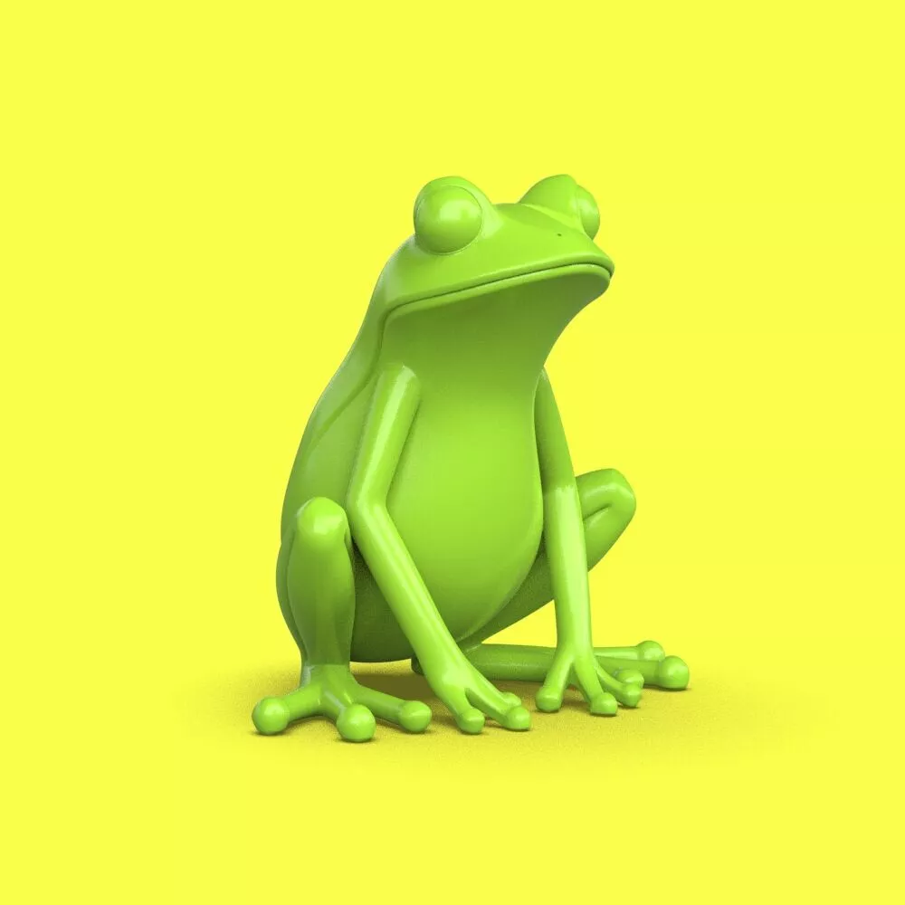 frog rana 3D print model
