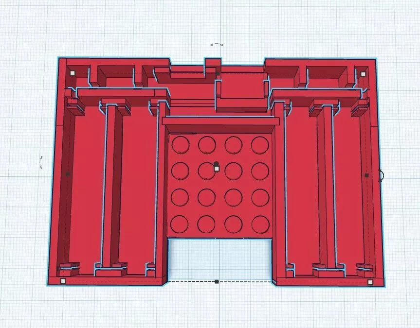 Lego Milky Way galaxy hide-behind Battery Pack Free 3D print model