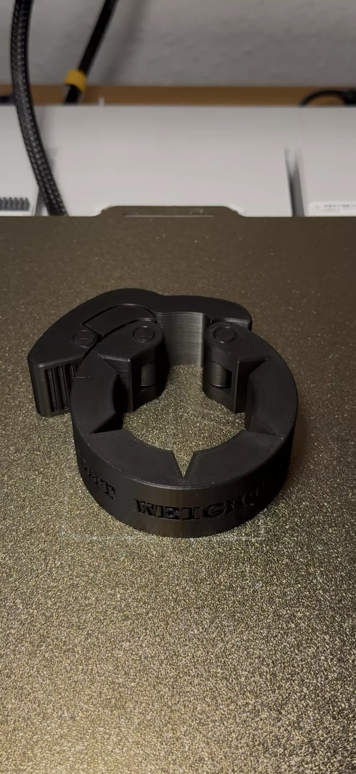Barbell Clamp Print-in-Place Free 3D print model