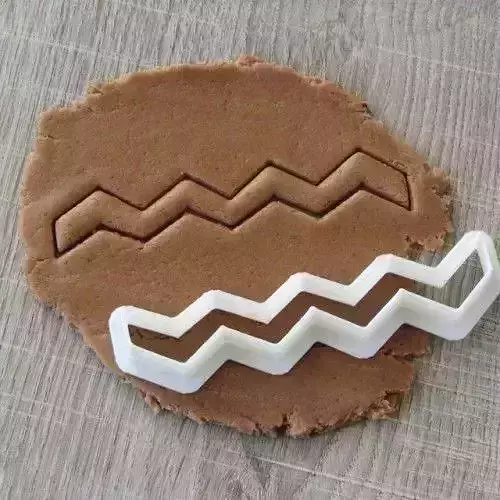 Chevron cookie cutter for professional Free 3D print model