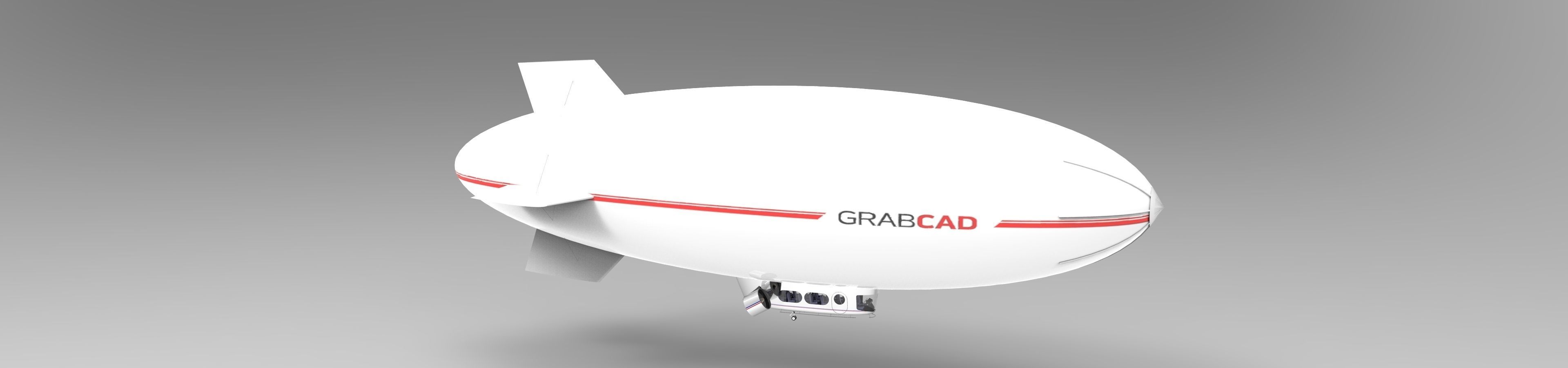 Airship Industries Skyship 500 Free 3D model_2