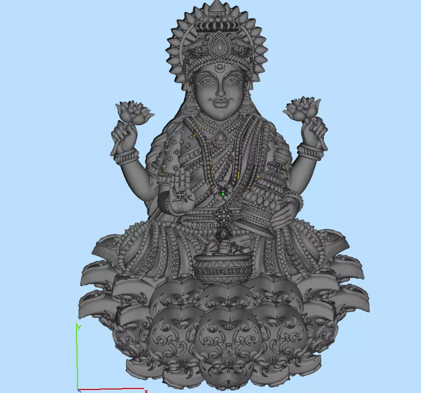 Laxmi Mata 3D print model 3D print model