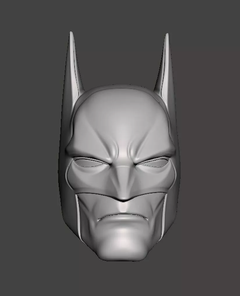 Batman Alan Davis headsculpt head sculpt 3D print model