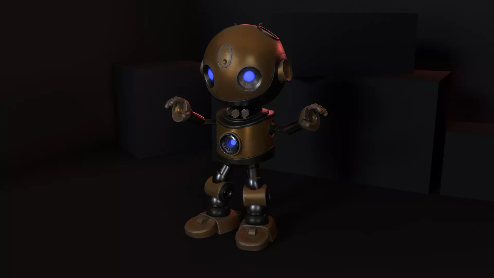 Cute Robot 3D model