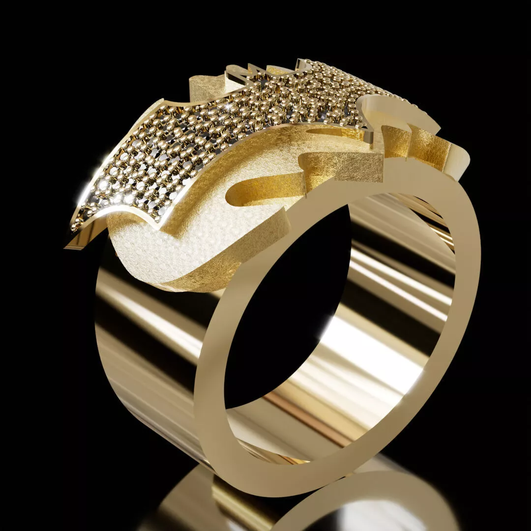 Anillo de batman 3D print model