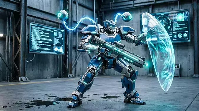 Sci-Fi Mech Soldier HG-367