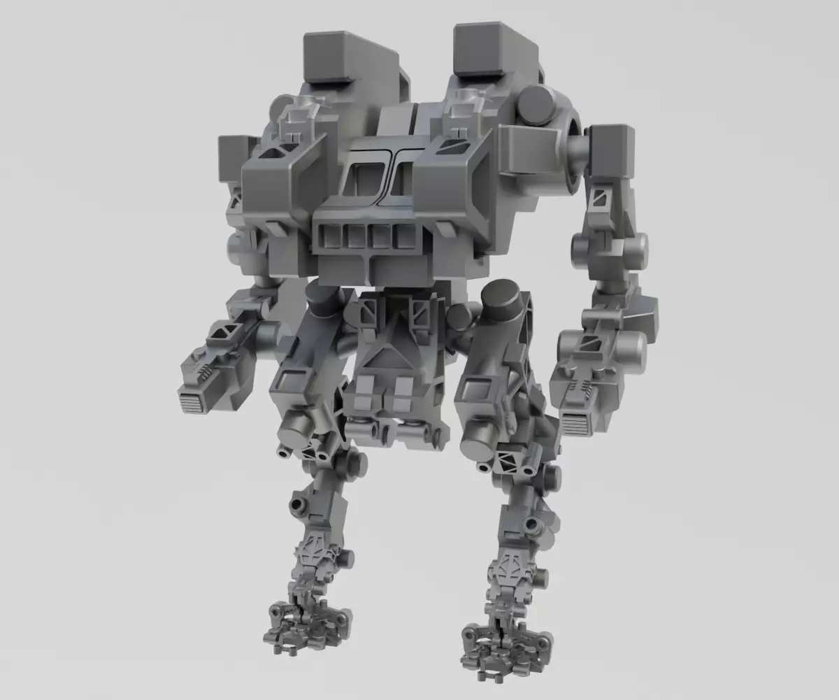 Mecha 5 Free 3D model