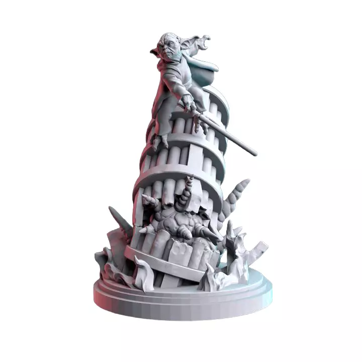 Swamp Frog 3D Print STL Miniature RPG 3D print model