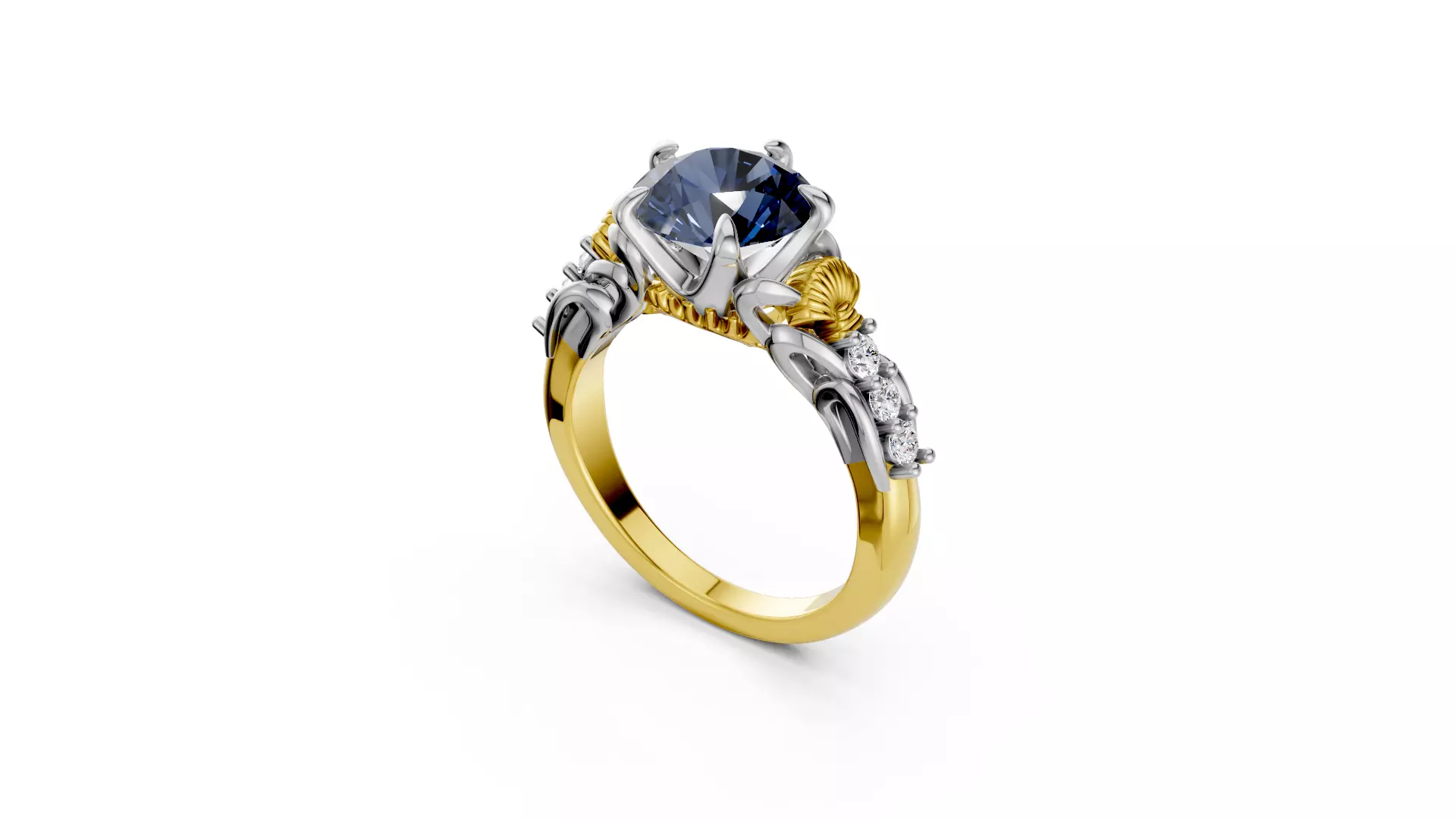 ROYAL ENGAGEMENT RING 3D print model