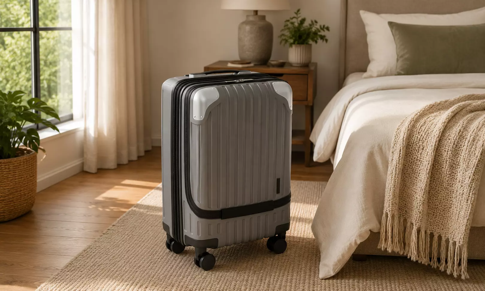 Modern Travel Suitcase Model 3D model