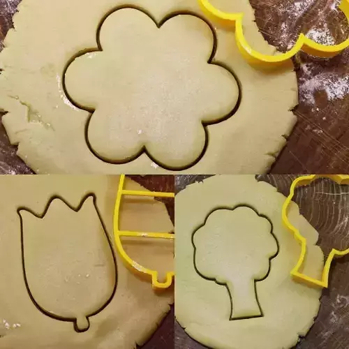 Flowers cookie cutter for professional Free 3D print model