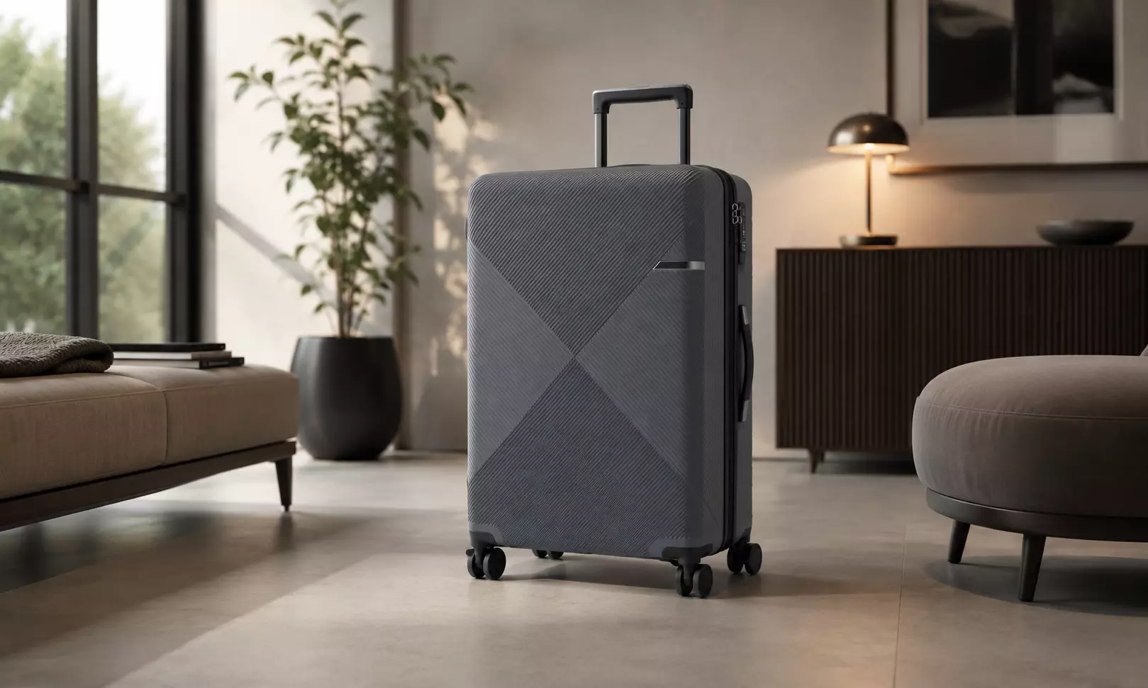 Modern Hard Shell Suitcase Model 3D model