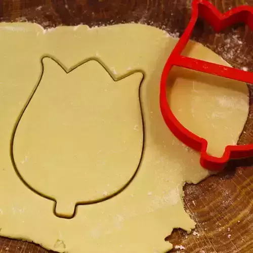 Tulip cookie cutter for professional