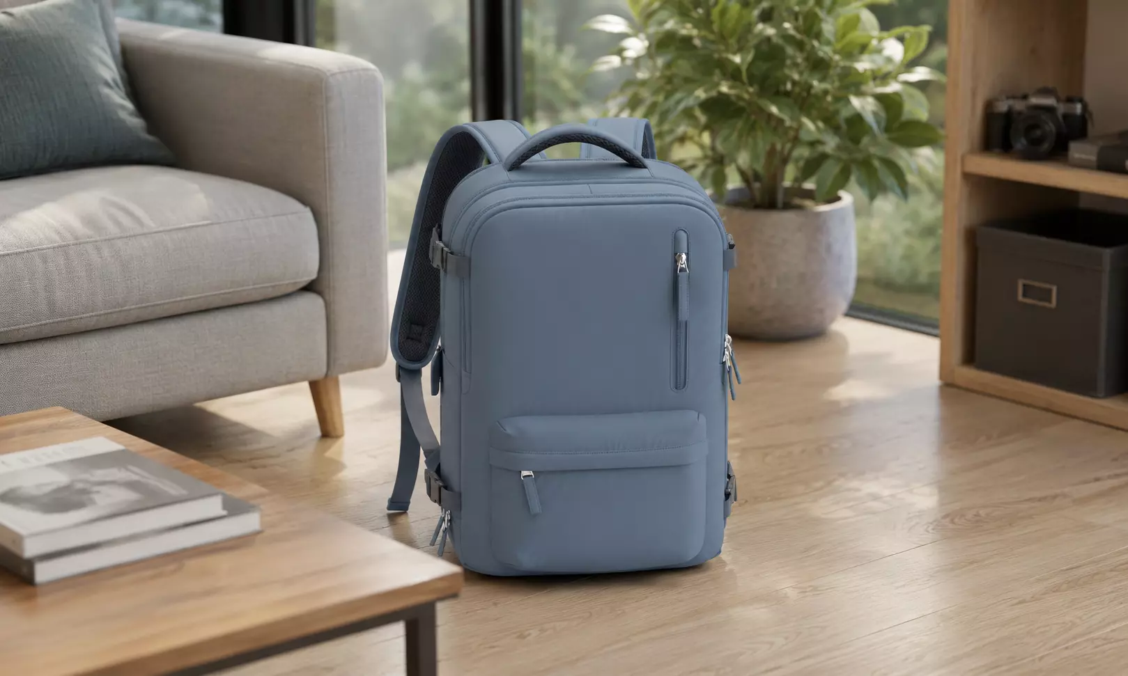 Modern Travel Backpack Model 3D model