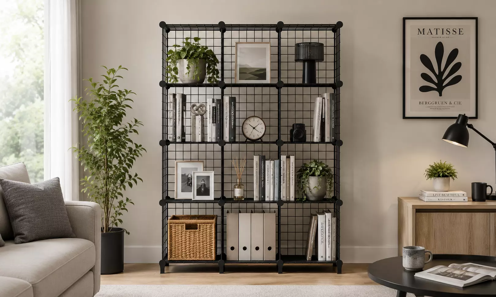 Modern Metal Storage Rack Model 3D model