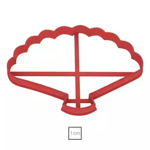 Fan cookie cutter for professional