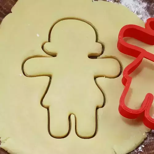 Gingerbread woman cookie cutter for professional