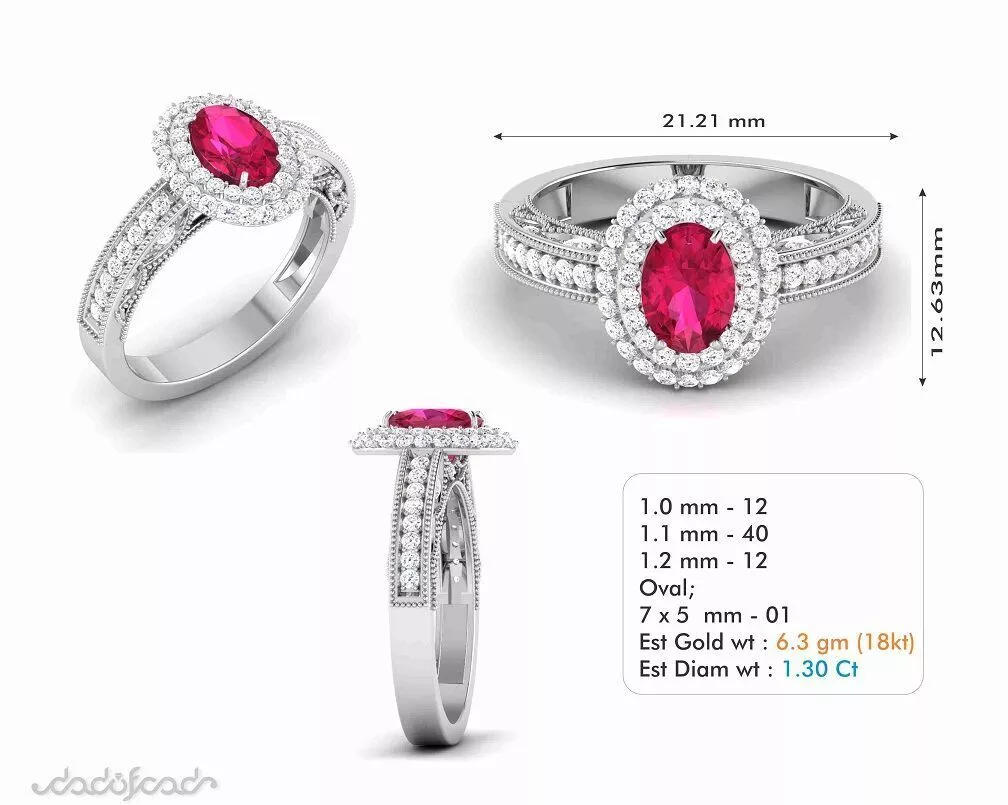 SILVER AND GOLD SOLITAIRE RING 3D print model