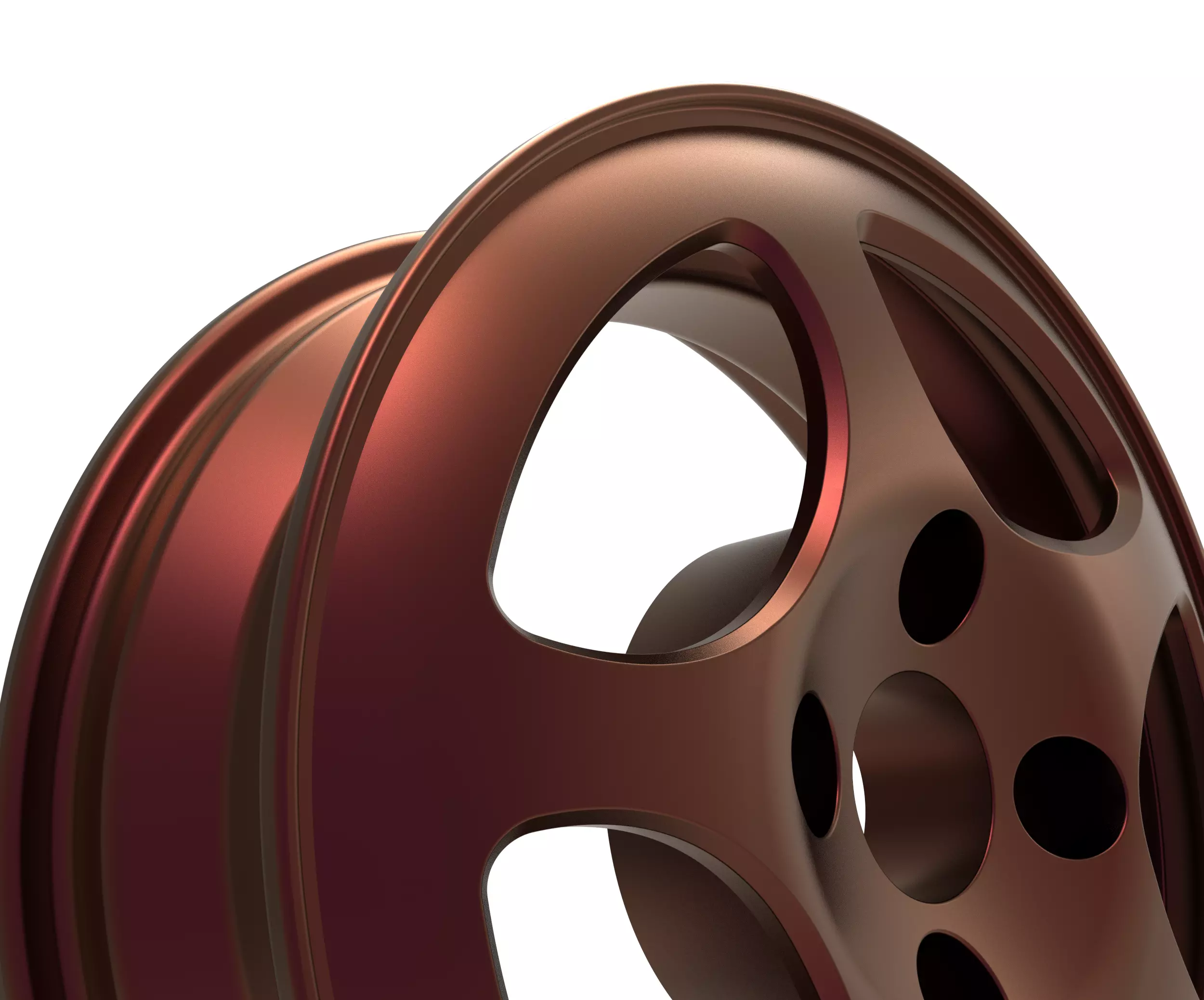 Car Rim - 5-spoke 3D model