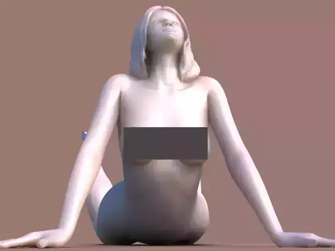 Woman McKenzie pose 3D print model
