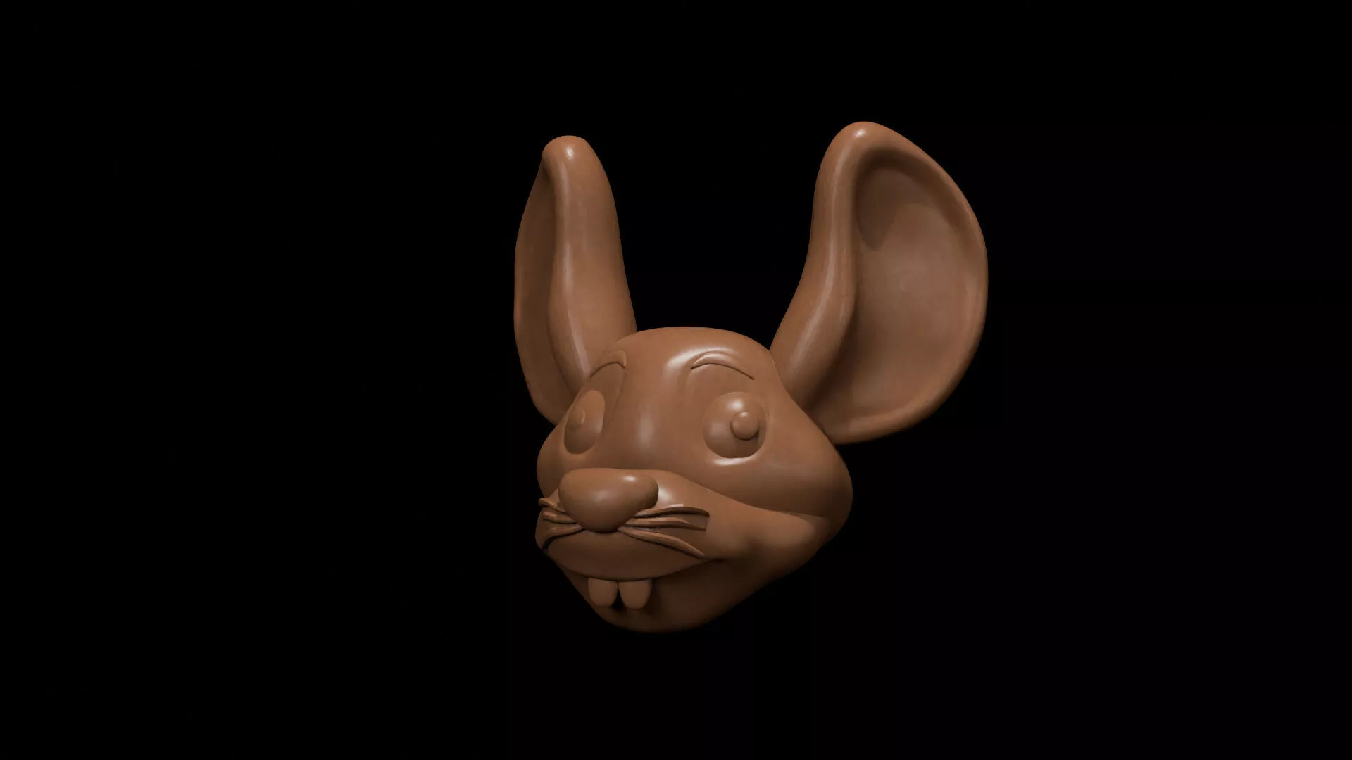 Rat Head Mold 35mm 3D Printable Chocolate 3D print model