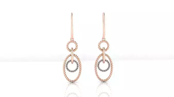 rope high jewelry earring