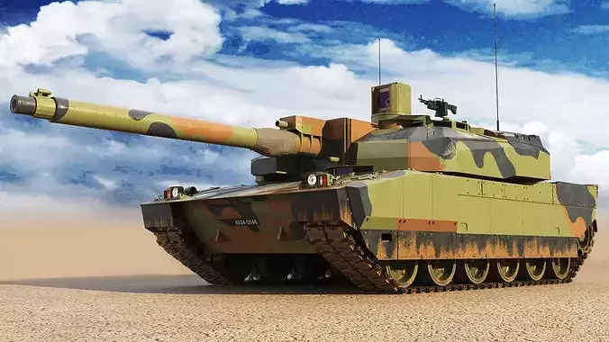 Leclerc French Main Battle Tank AMX-56