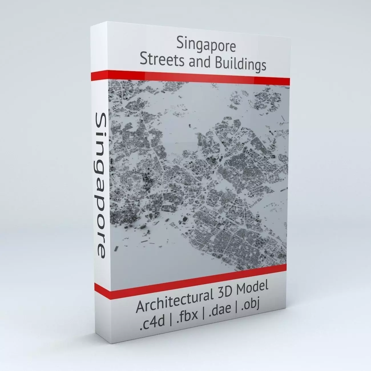 Singapore Streets and Buildings 3D model_0