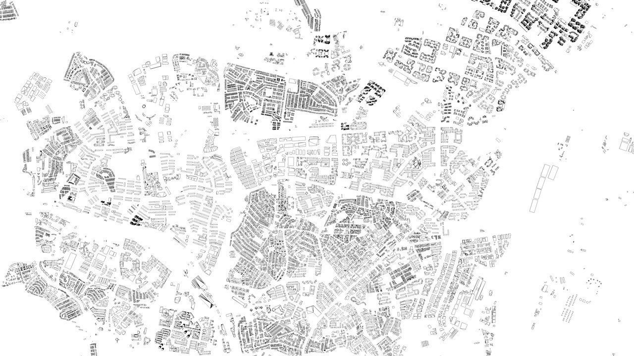 Singapore Streets and Buildings 3D model_9