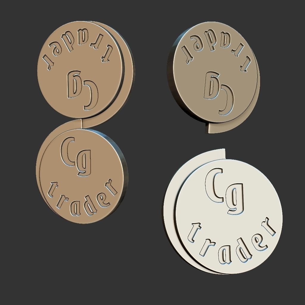Cgtrader Makers Coin giving back project for revenue sharing 3D print model_55