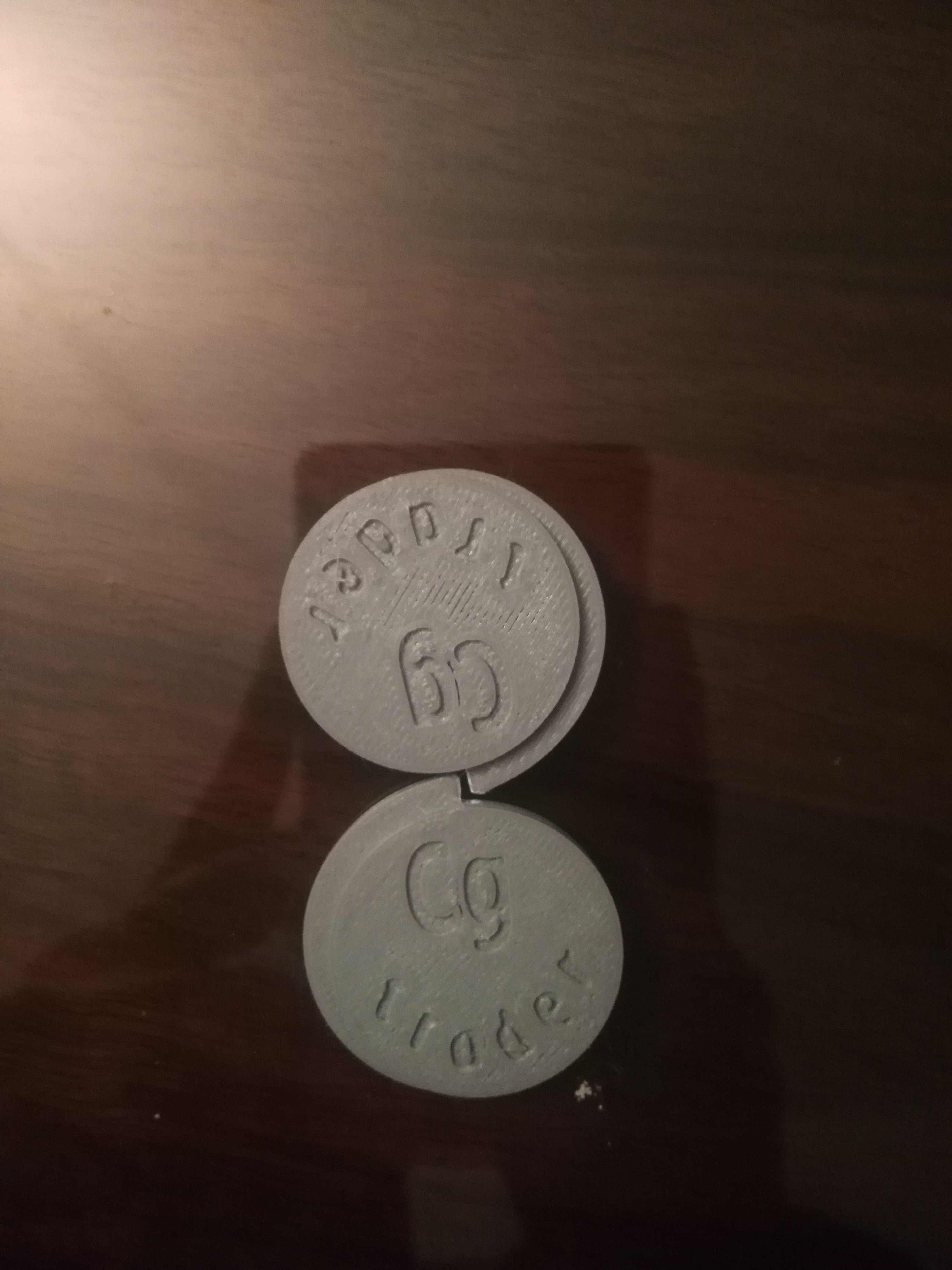 Cgtrader Makers Coin giving back project for revenue sharing 3D print model_52