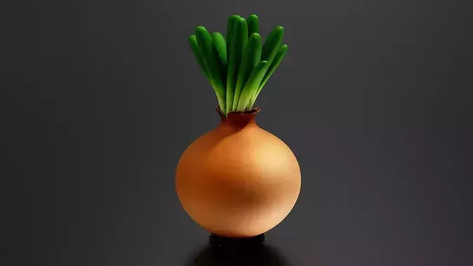 Food Vegetables Onion 3D print model 2